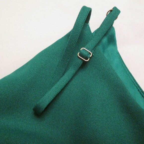 JULIA JORDAN Stunning Sleeveless Twist Front Mini Dress-Emerald-Various-NWT - Picture 4 of 15